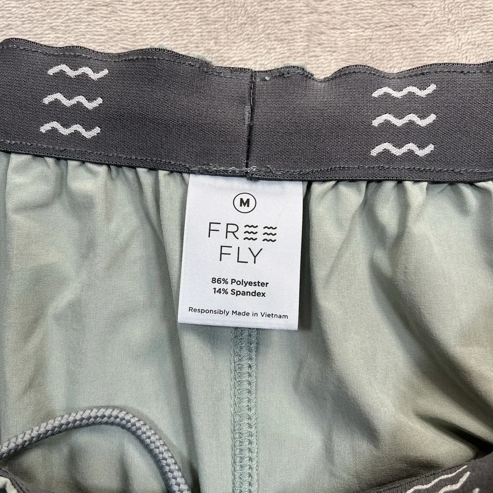 Free Fly Shorts Mens Medium Unlined‎ Drawstring Pockets 8 Inch Beach